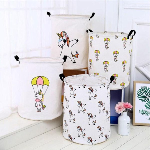 Maxbell Children Room Toys Storage Basket Hamper Organizer Single Unicorn Online Hot Sale