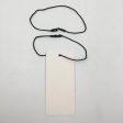 Maxbell 100x Blank Price Tags Rectangle Clothing Tag Marking Tag With Black String Hot on Sale